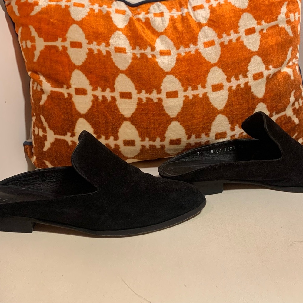 Robert Clergerie suede slip on mule - 6.5